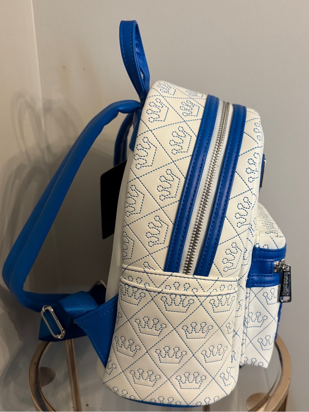 Funko Loungefly Embroidered Crown Pattern Mini Backpack - Picture 2 of 5